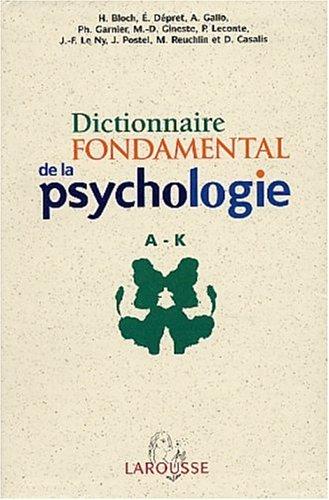 Dictionnaire fondamental de la psychologie