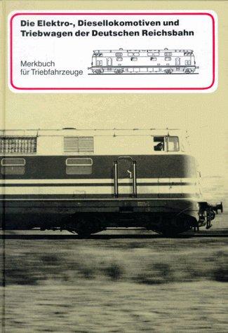 Elektrolokomotiven, Diesellokomotiven und Triebwagen der deutschen Reichsbahn.