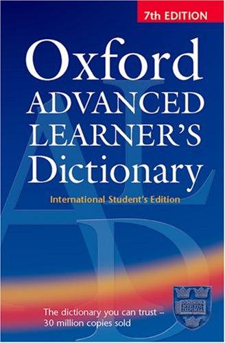 Oxford Advanced Learner's Dictionary