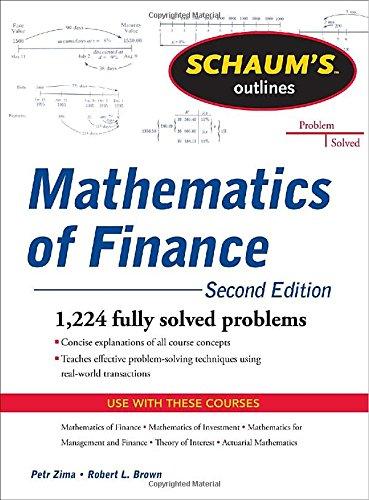 Schaum's Outline of  Mathematics of Finance (Schaum's Outlines)