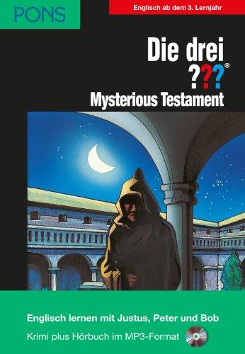 PONS Die drei ??? Fragezeichen, Mysterious Testament: Englisch lernen mit Justus, Peter und Bob