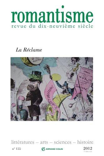 Romantisme, n° 155. La réclame