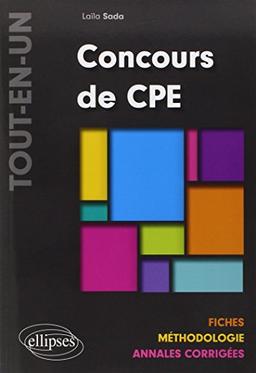 Concours de CPE tout-en-un : fiches, méthodologie, annales corrigées