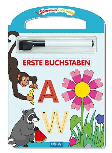 Schreib und Wisch Weg Erste Buchstaben mit Stift: 24 Seiten (Schreib und Wisch Weg Lernhefte, Band 4)