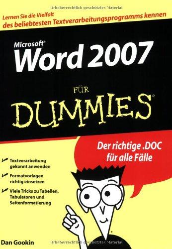 Word 2007 für Dummies