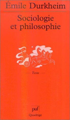 Sociologie et philosophie