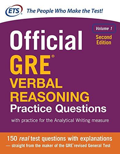 Official GRE Verbal Reasoning Practice Questions: with practice for the Analytical Writing measure (Test Prep)