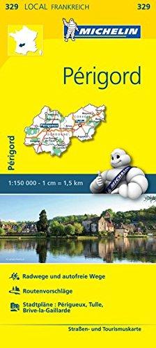 Michelin Perigord: Straßen- und Tourismuskarte 1:150.000 (MICHELIN Localkarten)