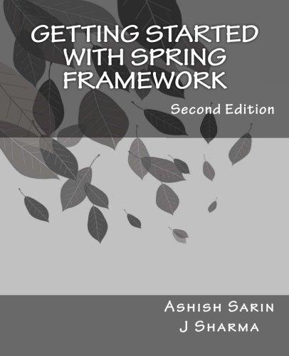 Getting started with Spring Framework: a hands-on guide to begin developing applications using Spring Framework