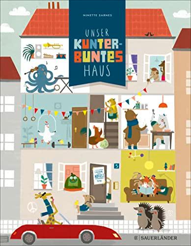 Unser kunterbuntes Haus: Ein Wimmelbuch über Vielfalt und Toleranz für Kinder ab 4 Jahren