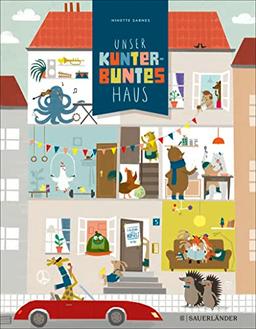 Unser kunterbuntes Haus: Ein Wimmelbuch über Vielfalt und Toleranz für Kinder ab 4 Jahren