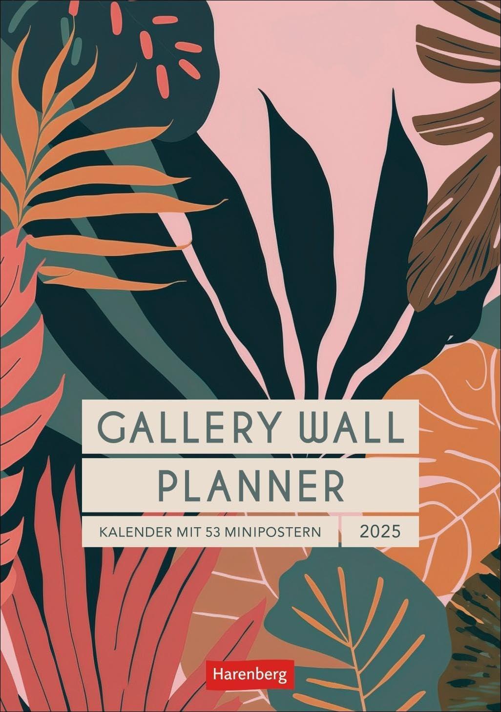 Gallery Wall Planner Wochenplaner 2025 - Kalender mit 53 Minipostern: Wochenplaner 2025 in modernem Design für den trendigen Galerie-Look. ... zum Aufhängen (Wochenplaner Harenberg)