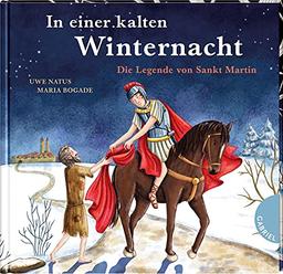 In einer kalten Winternacht: Die Legende von Sankt Martin | Mini-Bilderbuch in Reimen