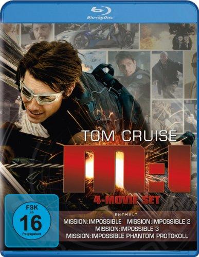 Mission: Impossible - M:I 4-Movie Set (Mission: Impossible / Mission: Impossible 2 / Mission: Impossible 3 / Mission: Impossible - Phantom Protokoll) [Blu-ray]