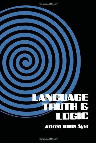 Language, Truth and Logic