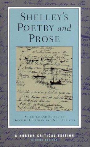 Shelley's Poetry and Prose (Norton Critical Editions)