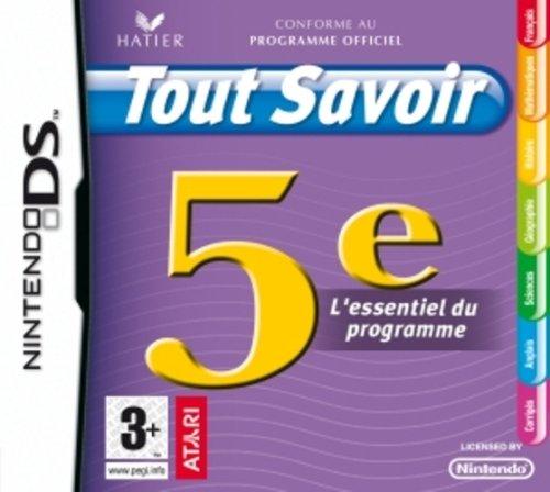 Tout savoir 5e