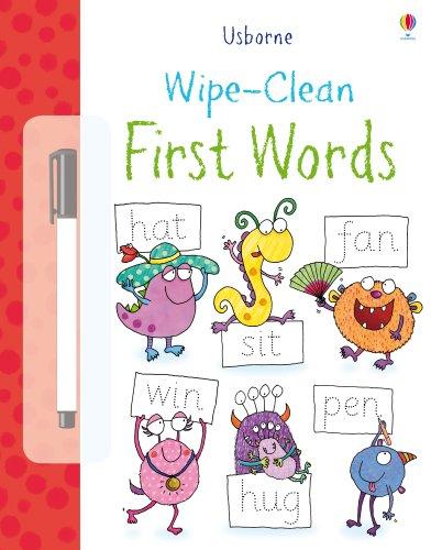 Wipe Clean First Words (Usborne Wipe Clean Books)