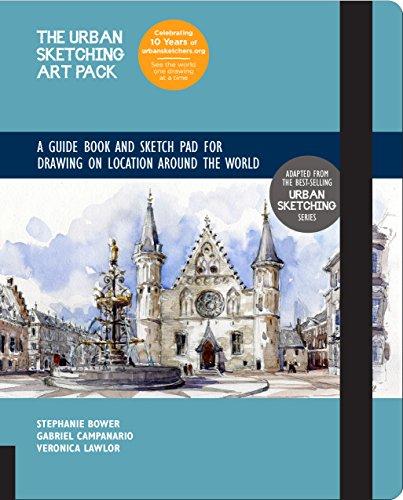 The Urban Sketching Art Pack: A Guide Book and Sketch Pad for Drawing on Location Around the World-Includes a 112-page paperback book plus 112-page sketchpad