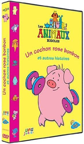 Les animaux rigolos : un cochon rose bonbon [FR Import]