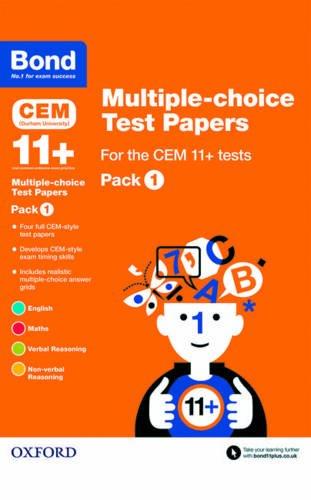 Bond 11+: Multiple-Choice Test Papers for the CEM 11+ Tests