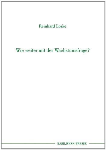 Wie weiter mit der Wachstumsfrage?