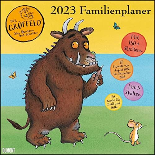 Grüffelo 2023 Familienplaner - Familien-Timer - Termin-Planer - Kinder-Kalender - Familien-Kalender - 30x30: mit fünf Spalten