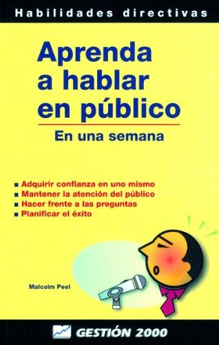 Aprenda a hablar en público: En una semana