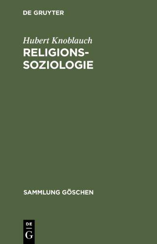 Religionssoziologie (Sammlung Goschen) (Sammlung Gaschen)