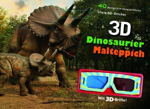 3D Malteppich Dinosaurier