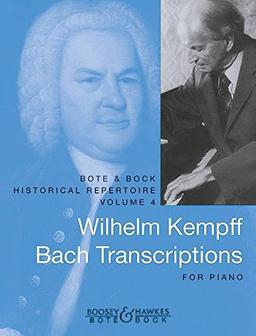 Bach-Transkriptionen: Klavier. (Historical Repertoire Series)