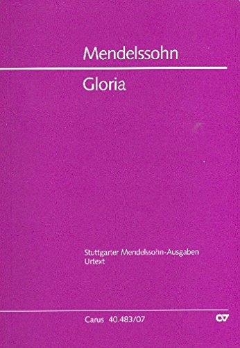 Mendelssohn Bartholdy: Gloria in Es. Studienpartitur