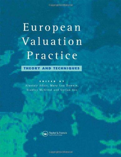 European Valuation Practice: Theory and Techniques