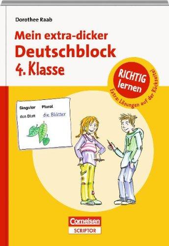 Mein extra-dicker Deutschblock: 4.Klasse