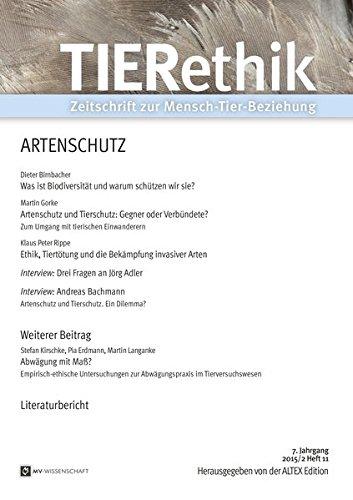 TIERethik 02/2015: Heft 11: Artenschutz