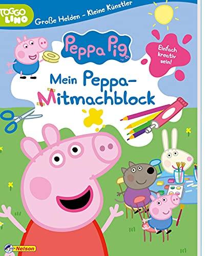 Peppa: Große Helden - Kleine Künstler: Mein Peppa-Mitmachblock: Einfach kreativ sein! (Peppa Pig)