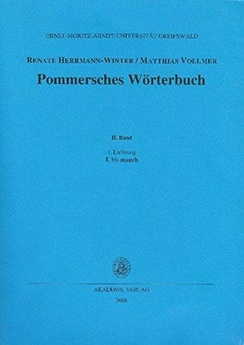 Pommersches Wörterbuch: L bis manch