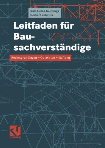 Leitfaden für Bausachverständige