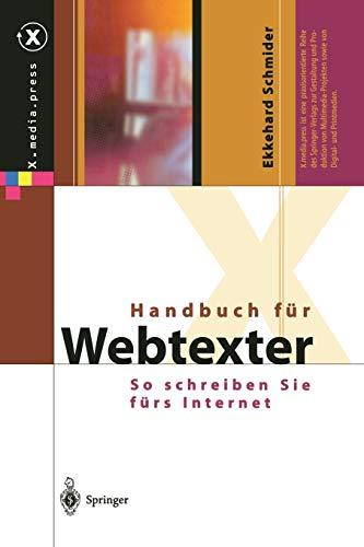 Handbuch für Webtexter: So schreiben Sie fürs Internet (X.media.press)