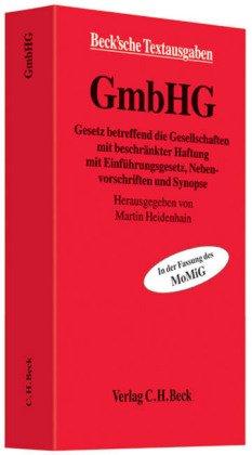 GmbHG: Gesetz betreffend die Gesellschaft mit beschränkter Haftung in der Fassung des Gesetzes zur Modernisierung des GmbH-Rechts und zur Bekämpfung ... und AnfG, Paragraphensynopse und Materialien