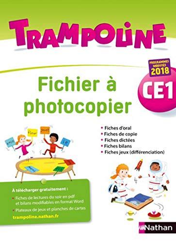 Trampoline, CE1 : fichier à photocopier : programmes modifiés 2018