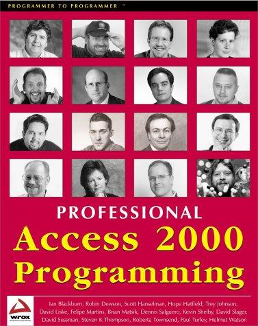 Professional Access 2000 Programming (Programmer to programmer)