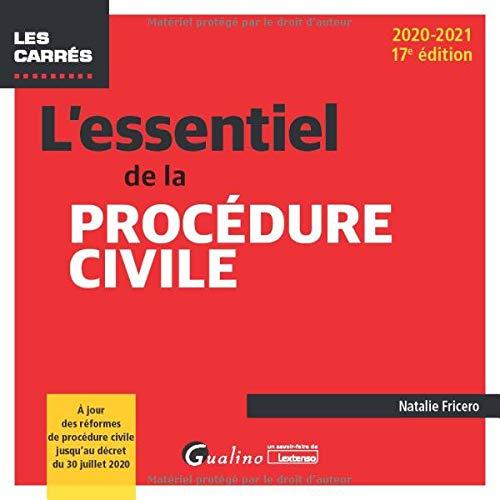 L'essentiel de la procédure civile : 2020-2021