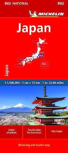 Michelin Japan: Straßen- und Tourismuskarte 1:1.500.000 (MICHELIN Nationalkarten)