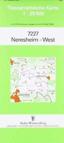 Neresheim West 1 : 25 000