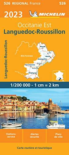 LANGUEDOC ROUSSILLON 10526 2023: Wegenkaart Schaal 1 : 200.000 (Regionale kaarten Michelin)