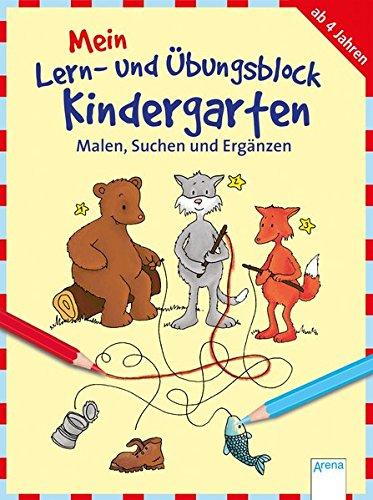 Malen, Suchen und Ergänzen: Mein Lern- und Übungsblock für den Kindergarten: