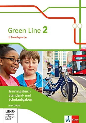 Green Line 2. 2. Fremdsprache: Trainingsbuch Standard- und Schulaufgaben, Heft mit Lösungen und CD-Extra Klasse 7 (Green Line. Ausgabe 2. Fremdsprache ab 2018)