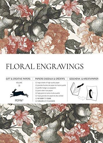 Floral Engravings: Gift & Creative Paper Book Vol. 79 (Gift & Creative Papers Vol 79)