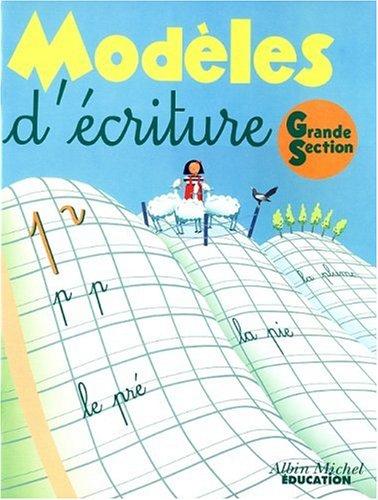 MODELE D'ECRITURE GRANDE SECTION